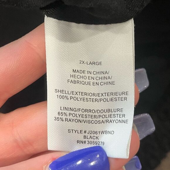 Thread and Supply Blace Fleece Sherpa Cropped Jacket Size XXL - Picture 10 of 10